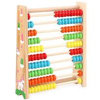 Medinis abakas Žaislas Matematika Medinis Žaislas Skaičiai Švietimo Žaidimas Puikūs Žaislai Mažyliams Loginis Mąstymas įvairiaspalvis