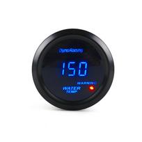 Dynoracing vandens temperatūros matuoklis 2 colių 52 mm skaitmeninis vandens temperatūros matuoklis Mėlynas LED automobilio matuoklis su jutikliu