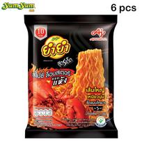Yum Yum Sood-Ded, aštraus omarų skonio, 20 g, 6 vnt / 12 vnt / 24 vnt - Tailandietiški greitai paruošiami makaronai 75 g x 6 pcs