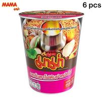 Mama Cup greitai paruošiami makaronai Yentafo Tom Yum Mohfai skonio 60 gx 6 vnt - Tailando maistas 60 g x 6 pcs