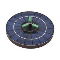 4W Spalvingas Saulės Fontano Siurblys su 360 laipsnių Besisukančiu Antgaliu RGB LED Lemputė Saulės Vandens Siurblys Su juoda