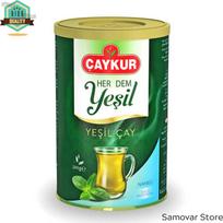 Turkiška arbata Çaykur Leaf Green Tea (mėtų) 200 gr Šviežia Chai žalioji arbata viso maisto produktų turgus Ekologiška birių lapų arbata 200 gr
