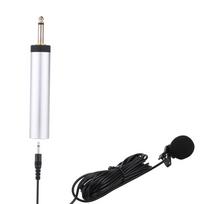 Mini nešiojamas laidinis elektretinis kondensatorius, užsegamas muzikos instrumento mikrofono mikrofonas gitarai