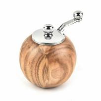 Manual Thumb Push Salt Pepper Spice Sauce Grinder Mill Shakers Kitchen Tools Handmade Handy Manual Spice Mill Wooden