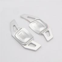 2vnt automobilio vairo mentės prailginimo DSG tiesioginio perjungimo mentelės dangtelis, skirtas VW TSI Golf7 Golf8 MK7 MK8 TSI POLO MK6 sidabras