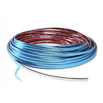 Automatinės lipnios šoninės durelės chromuotos juostelės apdaila, buferio apsauga, apdailos juosta, automobilio priedas 6mm X 3 Meters