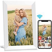 10,1 colio „WiFi“ skaitmeninis paveikslų rėmelis, IPS jutiklinis ekranas „Smart Cloud“ nuotraukų rėmelis su 16GB 10.1 inch balta