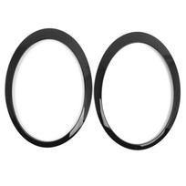 Priekinių žibintų apdailos žiedo juodas keitimas BMW Mini Cooper One R50 R52 R53 20012006 1 pora OEM juoda