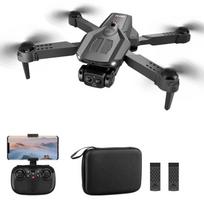 Nuotolinio valdymo dronas su kamera 4K dvigubos kameros optinio srauto kliūčių išvengimo tarpinio taško skrydis 4K camera-2 battery juoda