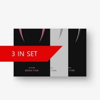 JUODAS RAUSVAS : 2-asis ALBUMAS – BORN PINK [BOX SET ver.] (NUSTATYTI) 3 IN SET