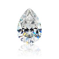Cellacity Moissanite kriaušės pjaustyti palaidi deimantai nuo 0,5 CT iki 6 CT GRA Test Pass Juvelyriniai žiedai Auskarai Medžiaga Brangakmenio sėklų karoliukai 0.5 carat 4 X 6mm   balta