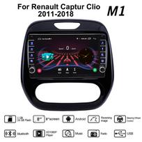 Skirta Renault Captur Clio 2011-2018 Su mygtuko rankenėle Android Car Radio Multimedia Player Navigacija Stereo GPS 2 Din 1+16GB 1+16GB,B