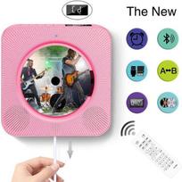 CD grotuvas Pakabinamas ant sienos „Bluetooth“ nešiojamas namų garso dėžutė su nuotolinio valdymo pulteliu FM radijas Integruoti HiFi garsiakalbiai MP3
