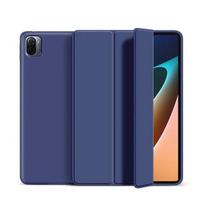 Skirta Xiaomi Mi Pad 5 Pro MiPad 5 11 planšetinio kompiuterio dėklui, plonam silikoniniam magnetiniam stovo dangteliui, skirta Mipad5 Mi Pad5 Mi Pad 5 Pro tamsiai mėlyna