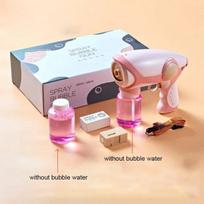 Smoke Magic Bubble Machine Elektrinis elastinis dūmų automatinis pūtimo burbulo pistoletas gimtadienio dovana lauke vaikų žaislas