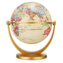 1vnt 12cm retro gaublys 360 besisukantis Žemės pasaulio vandenyno žemėlapio rutulys senovinis darbastalis Geografija mokymosi švietimas namų mokyklos dekoravimas smėlis
