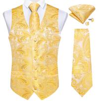 Vyriška liemenė žalia mėlyna raudona Paisley suknelė, liemenė, kaklaraištis Hankie komplektas, kostiumas, smokingas 2XL