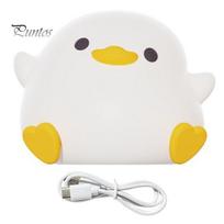 Duck Night Light pritemdomas minkštas apšvietimas be mirgėjimo, įkraunama žavinga animacinių filmų  Duck  LED lempa prie lovos balta