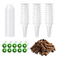 120 vnt. Hidroponikos auginimo rinkinys, skirtas Aerogarden Hydroponics Sodo priedai apima pakaitinius auginimo krepšelius augalų kempinės, etiketės lipdukai 30PCS