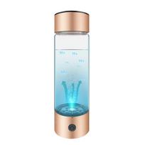 Vandenilio vandens generatorius su PEM SPE technologija 330 ml įkraunamas vandenilio vandens butelis - auksas