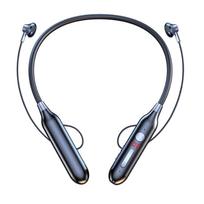Naujos pakabinamos kaklo HiFi Aukšto garso Bluetooth ausinės Bluetooth ausinės Žiūronas Kabantis ant kaklo Sportinis bėgimas juoda