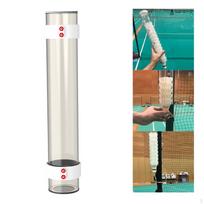 Badmintono kamuoliukų laikiklio šaudyklų laikymo magnetinio vamzdelio treniruočių įrangos dėklas 16x3in Silicone Lid