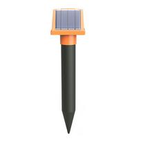 Kurmių atbaidiklis Saulės energija varomas Sonic Apgamų atbaidymo spygliai Pelės Gyvatės atbaidantis IP66 Atsparus vandeniui oranžinė