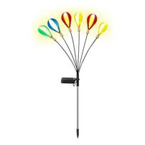 Saulės karšto oro baliono sūpynės IP65 vandeniui atsparus LED Firefly žemės kištukas kiemo sodo lempos kempingo apšvietimas 1pcs