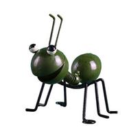Metalinė skruzdėlės figūrėlė vabzdžių statula lauko sodas vejos kiemo dekoras namų papuošalas 10 cm 1pcs žalia