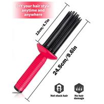 Karšto oro formavimo šepetys Hot Air Curler Hair Hot Air Curler Šukos Plaukų formavimo Priedai Pūkuotos plaukų garbanojimo ritininės šukos namams CHINA