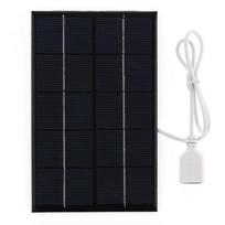 5V 5W/10W nešiojamas saulės kolektorius USB lauko mobilusis maitinimas  pasidaryk pats  Kelioninis mobiliojo telefono įkroviklis Baterijos paketas Maitinimo skydelis 14.2*8.8cm 1pcs juoda