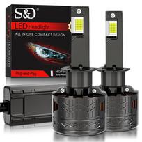 2vnt tikros didelės galios LED automobilių priekiniai žibintai H7 H4 CANBUS lemputės H1 H11 HB3 9005 HB4 9006 9012 Hir2 300W H3 lempa 3 vario vamzdžių žibintai automobiliams H1
