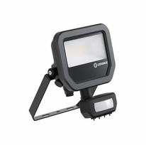 LED prožektorius LEDVANCE FL GEN4, IP66, 6/8W 4000K 850/1200lm su judesio davikliu, juodas