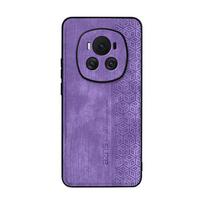 Odinis dėklas, skirtas Honor Magic 6 Pro dėklui Ultra plonas kubo raštas, pilnas apsauginis dangtelis, skirtas Honor Magic 6 Lite Pro 6Pro dėklui Magic 6 Lite violetinė