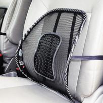 Car Seat Office Chair Massage Back Lumbar Support Mesh Ventilate Cushion Pad Black Mesh Back Lumbar Waist Cushion for Car Driver