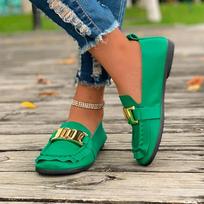 Butai Moteriški laisvalaikio batai Nauji Vaikščiojimas Pavasariniai Loafers Batai Mados dizainerio Gamintojas Retro Cozy Moteriškas Sportas Zapatillas 39 žalia