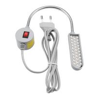 1vnt 30 LED pramoninės siuvimo mašinos Apšvietimas lempa drabužių mašinų priedai Darbo šviesa 360 ° Lankstus žąsies kaklelio pramoniniai žibintai