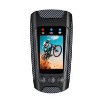 4K 60FPS daugiafunkcinė dviračių kamera Dviračio kamera Motociklo kamera, atspari lietui 2,0 colio IPS juoda