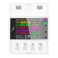 AT4PW 100A Tuya WiFi Din Rail Smart Switch nuotolinio valdymo skaitmeninis maitinimo šaltinis