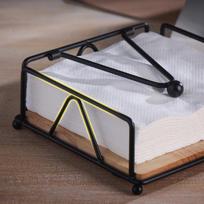 Tissue Holder Stable Base Easy Access Paper Pressing Smooth Extraction Non-slip Ball Fillet Grinding Napkin Rack Restaurant Supply balta
