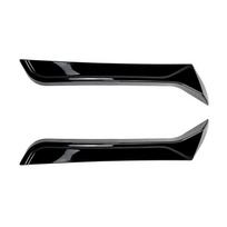 1 pora blizgaus juodo galinio lango šoninio spoilerio, skirto VW T-ROC R R-Line A11 MK1 2017-2024 m.