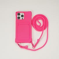 Lanyard Case For iPhone 15 14 12 13 11 Pro Max Mini XS X XR 8 7 Plus Shockproof Card Slot Holder Crossbody Necklace Strap Cover For iPhone 14&Case & Strap