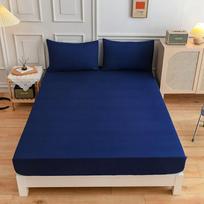 Čiužinio užvalkalas Patogus lengvas patalynės komplektas - 3 dalių patalynė, šlifuota mikropluošto, susitraukimui atspari blukimui, lengvai prižiūrima, paklodė pagalvės užvalkalas 90x200+27cm-2 pillowase