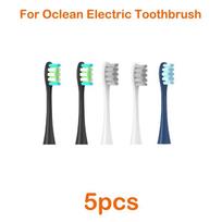 5vnt Oclean keičiamos elektrinės dantų šepetėlio galvutės, skirtos Oclean X Pro / X / Z1/ F1/ One/ Air 2 Sonic elektrinių dantų šepetėlių galvutėms 5pcs