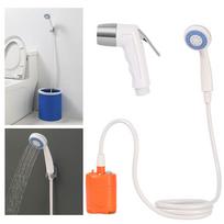 Nešiojamas elektrinis vidaus lauko dušas, kempingo USB įkraunamas dušo siurblys šeimos stovyklavimui, kelionėms, paplūdimiui, augintiniui, žydėjimui oranžinė