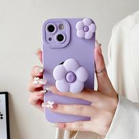 Korėjos gėlių laikiklis telefono dėklas Samsung Galaxy S24 Ultra S23 FE S22 Plus S21 S10E S9 S8 Plus INS gėlių apyrankės dangtelis S8&Stand Holder