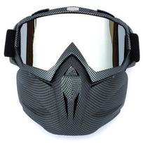 Naujas motokroso kaukės šalmo lęšis TPU medžiaga HD lęšis nuimami akiniai kaukė taktiniai akiniai nuo saulės vasara apsauga nuo UV spindulių