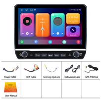 2 din 10,1 colio 2+64G automobilio radijo jutiklinis ekranas Universalus Android Auto Mirror Link Multimedia CarPlayer GPS WIFI DSP FM automobilio stereo 4-core 1GB+32GB black