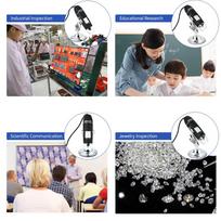 KKmoon 1600X didinimo USB skaitmeninis mikroskopas su OTG funkciniu endoskopu 8 LED lempute
