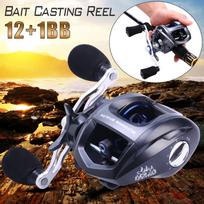 Burning Shark Baitcasting Ritė iš visos anglies Baitcaster 12 + 1 BB 6.3:1 žemo profilio liejimo ritė Right Hand